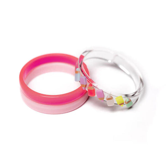 Pencil Neon Pastel Color Bangles Set of 3
