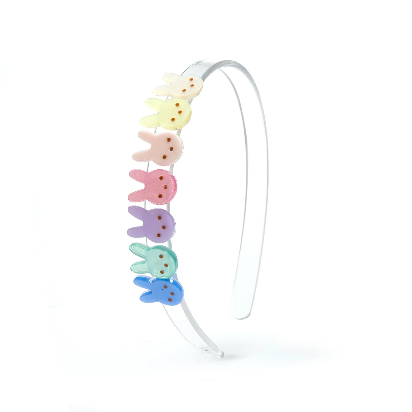 Multi Bunnies Satin Headband