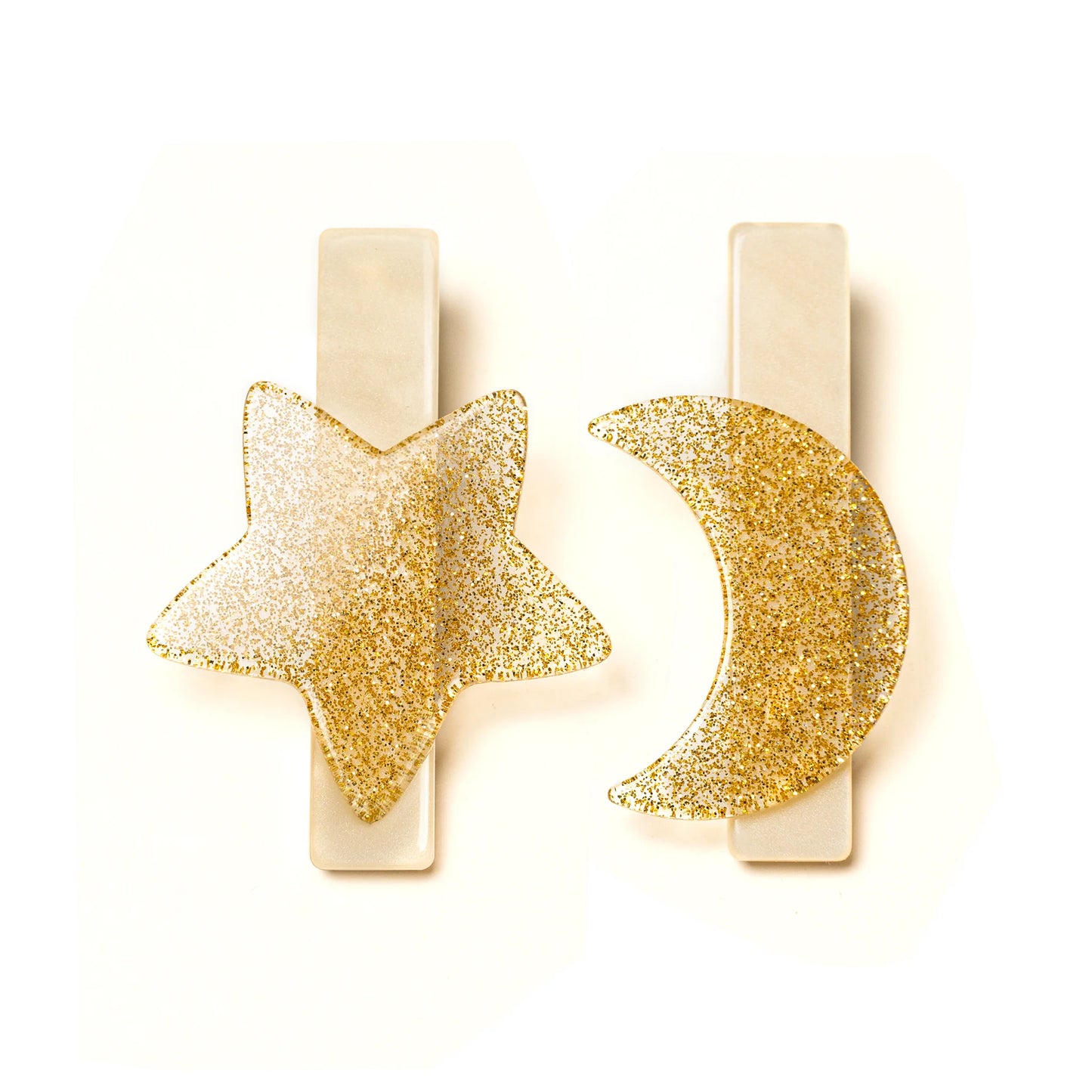 Star and Moon Hair Clips