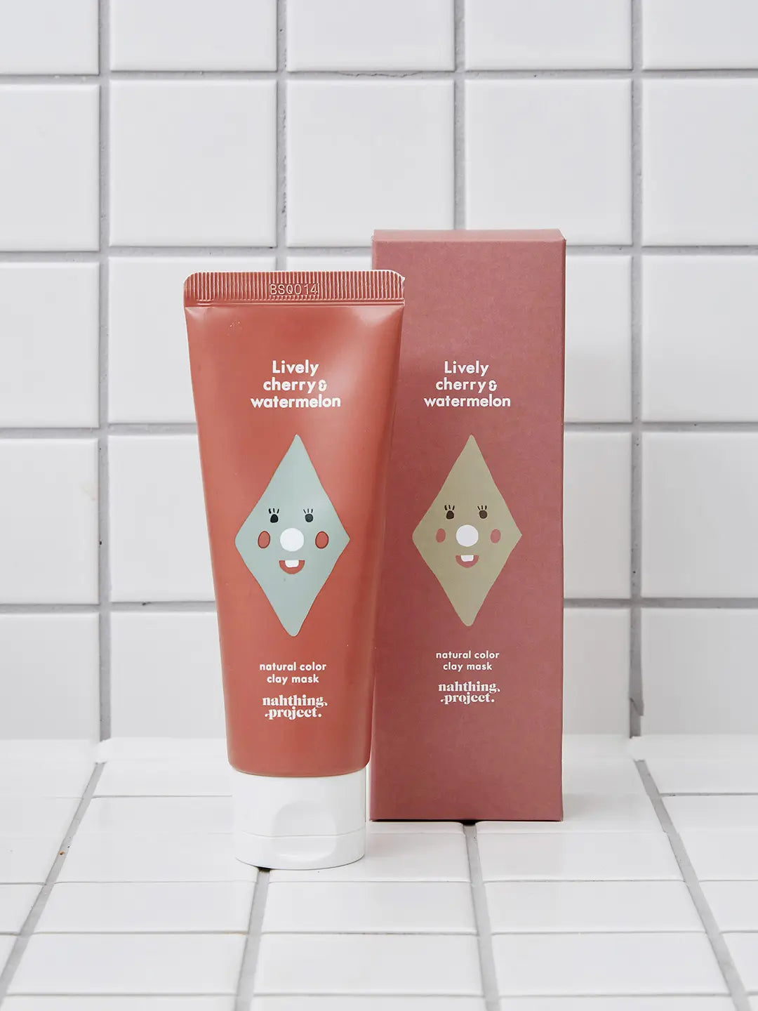 Natural Color Face Paint Clay Mask - Cherry & Watermelon