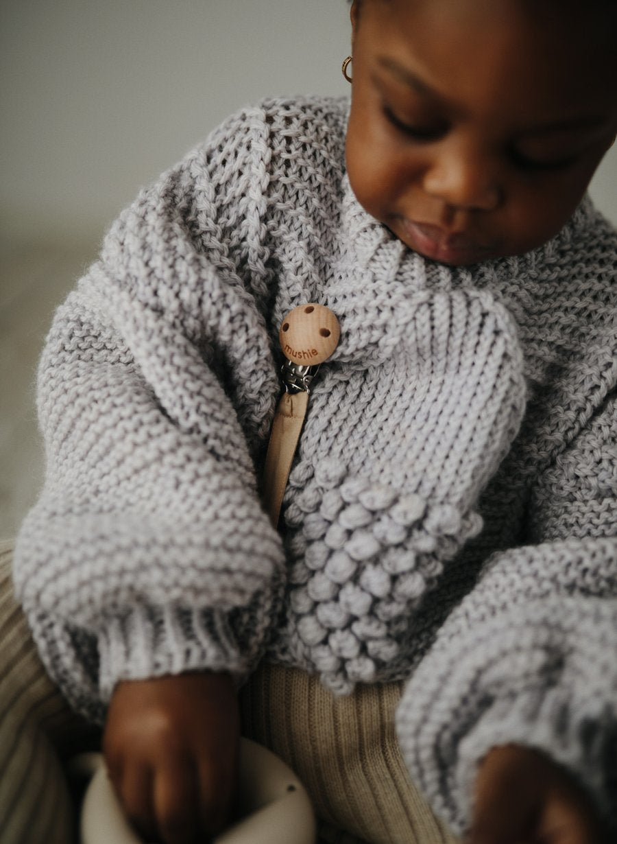 Pacifier Clip - Fabric | Roman Green