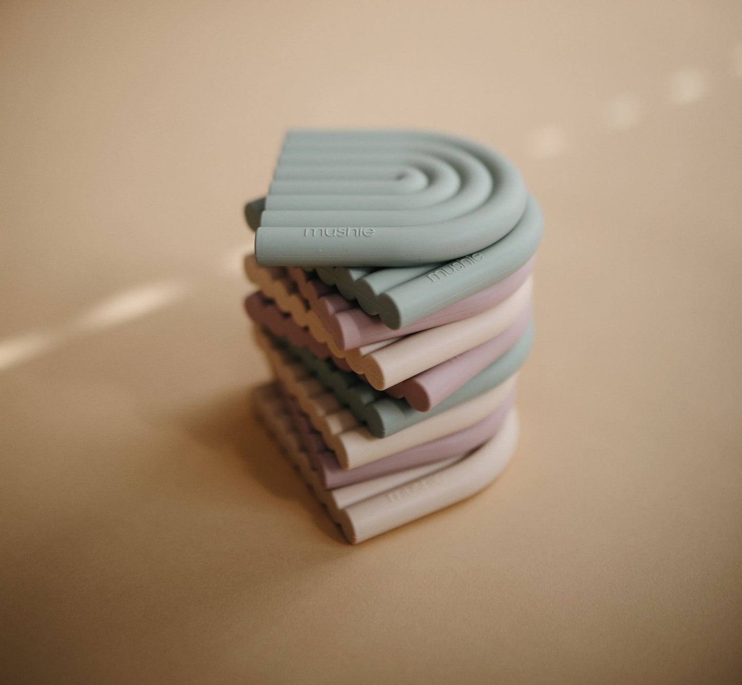 Rainbow Teether | Cambridge Blue