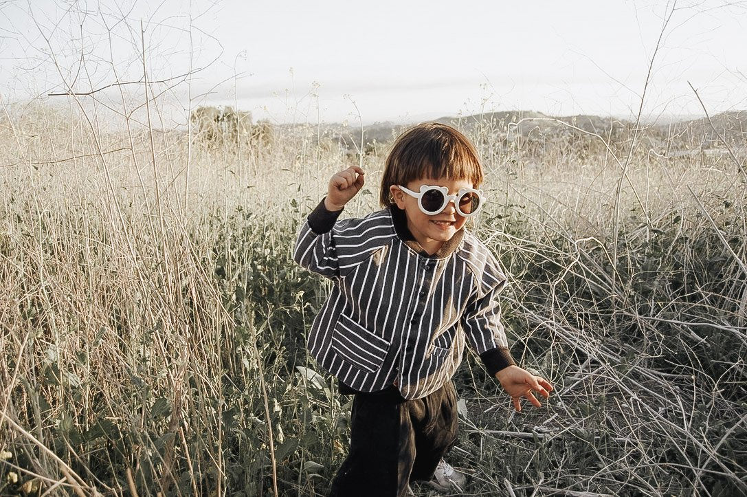 Round Bear Sunglasses - Sand Dollar Matte