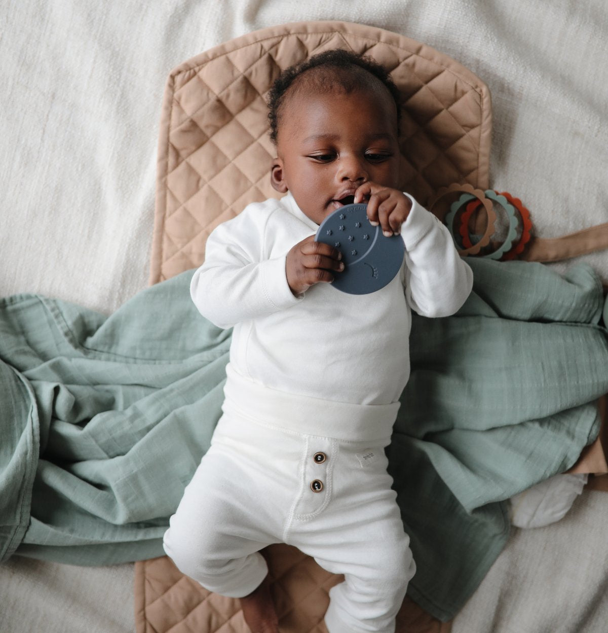 Moon Teether | Cloudy Mauve