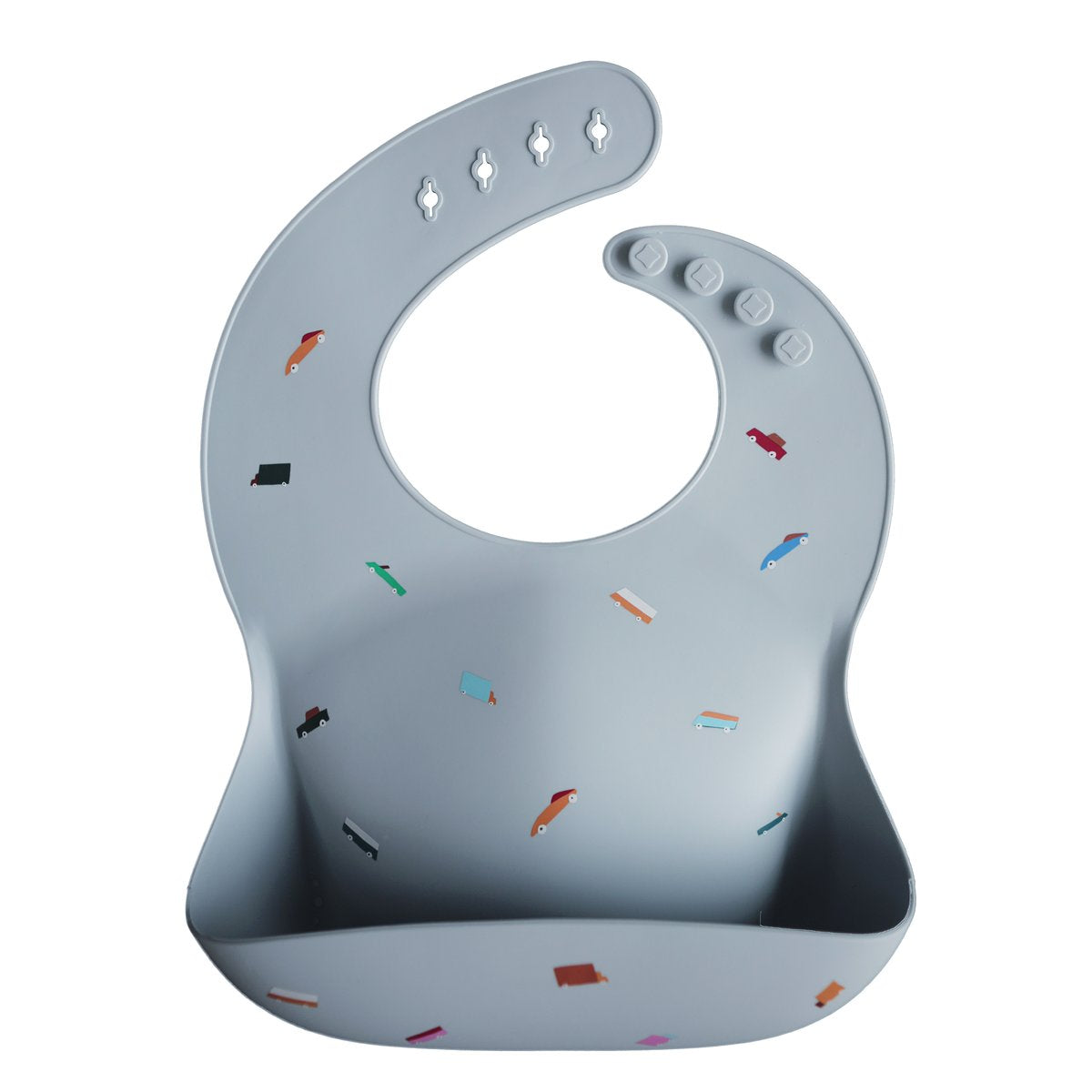 Silicone Baby Bib | Retro Cars