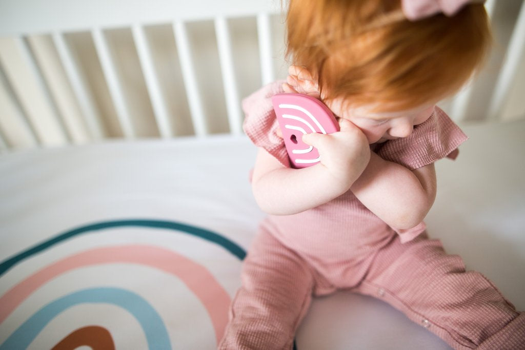 Mod Rainbow Teether | Blush