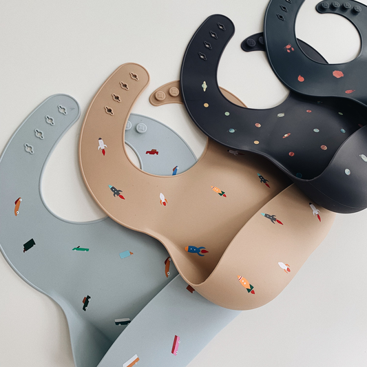 Silicone Baby Bib | Cherries