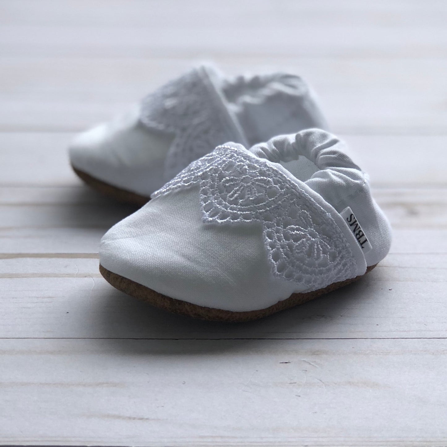 Trendy Baby Moccasins | Lace Strip