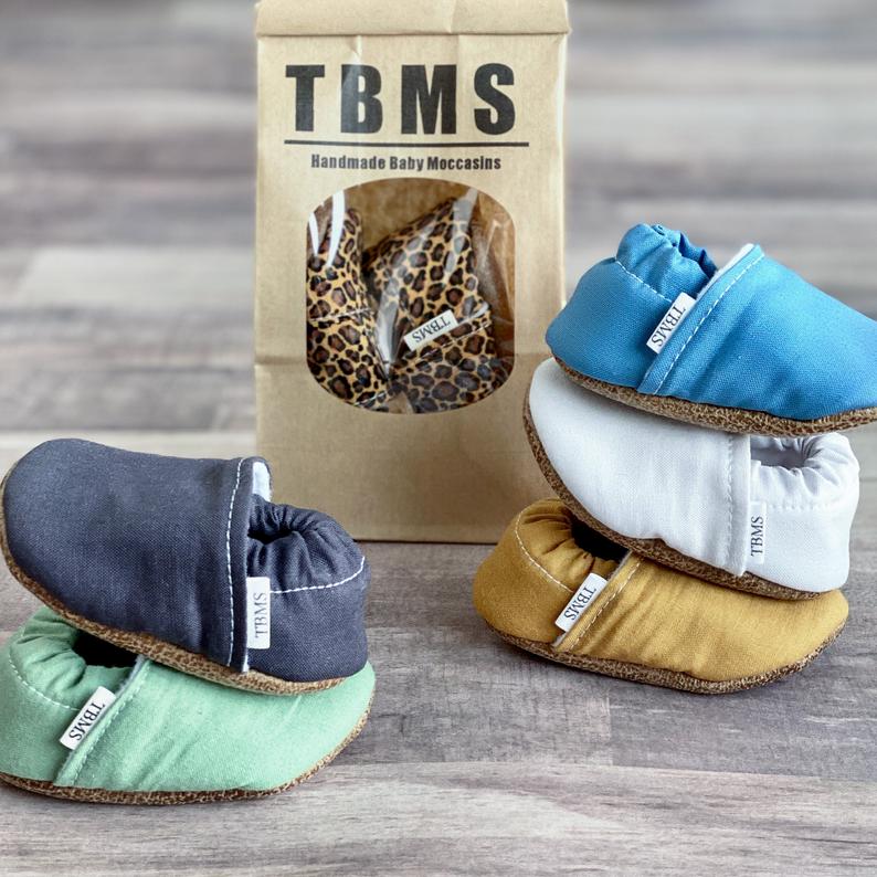 Trendy Baby Moccasins | Mustard Yellow