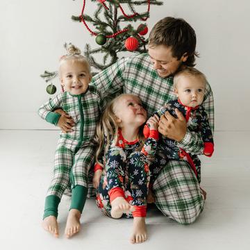 Noel Plaid Men's Bamboo Viscose Pajama Top