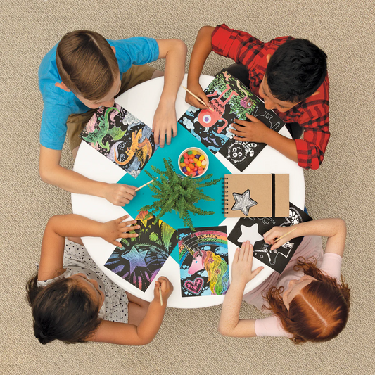 Fantastic Dragon Scratch and Scribble Scratch Art Kit