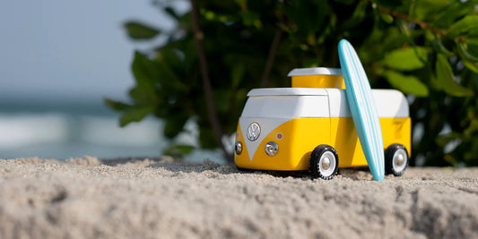 VW Beach Bus Sunset