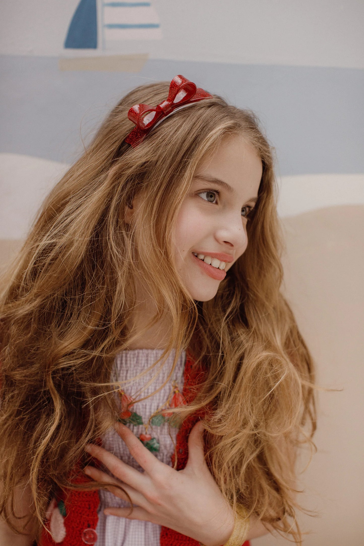 Bow Tie Glitter Headband