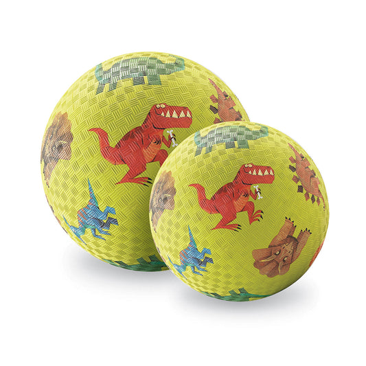 5" Playground Ball - Dinosaurs Green