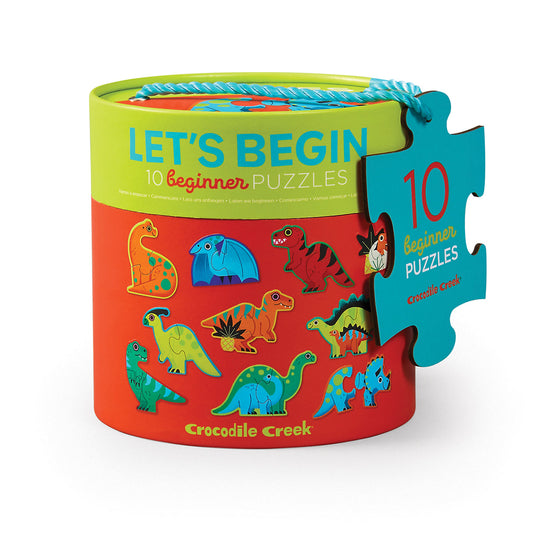 Let's Begin 2-Piece Puzzle - Dinosaurs