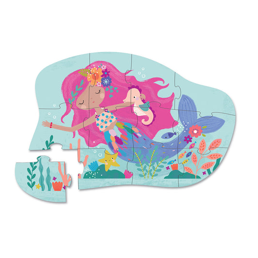 12-Piece Mini Puzzle - Mermaid Dreams