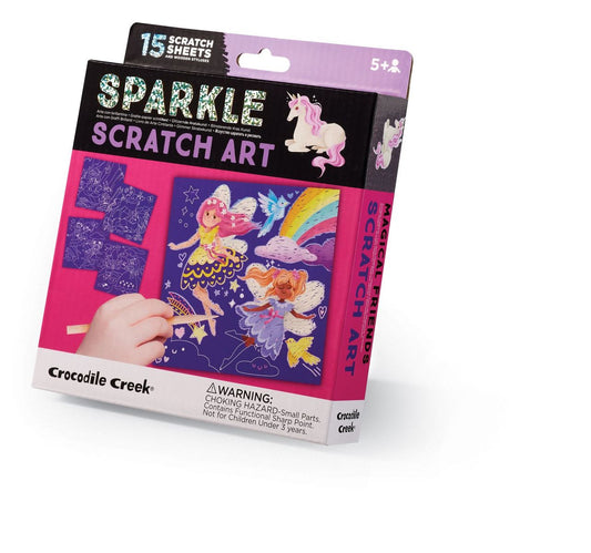 Sparkle Scratch Art - Magical Friends