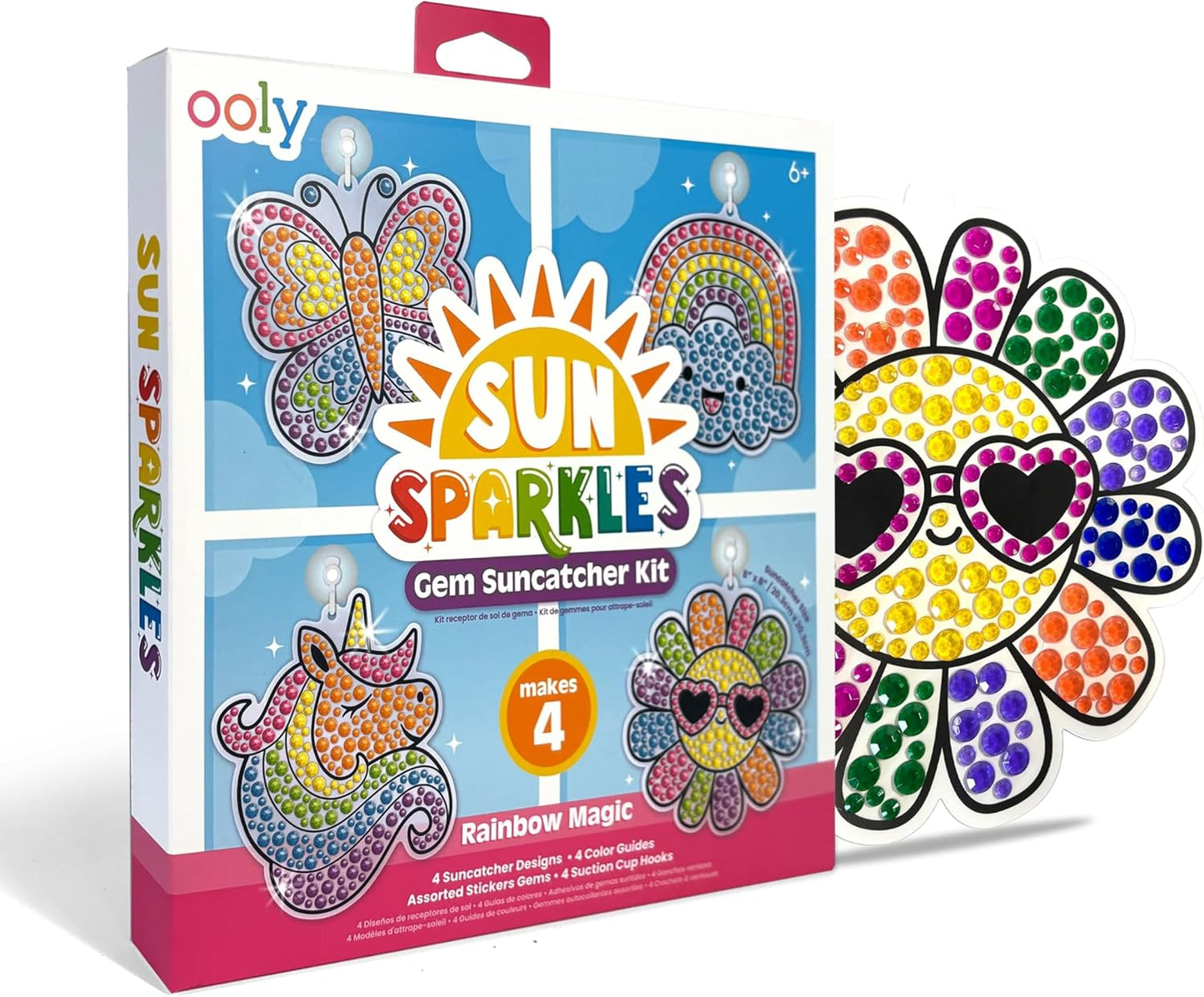 Ooly Sun Sparkles: Gem Suncatcher Kit