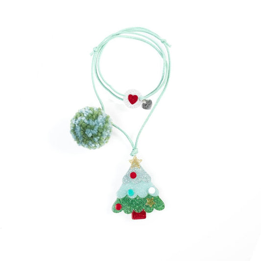 HOL-Christmas Tree Necklace