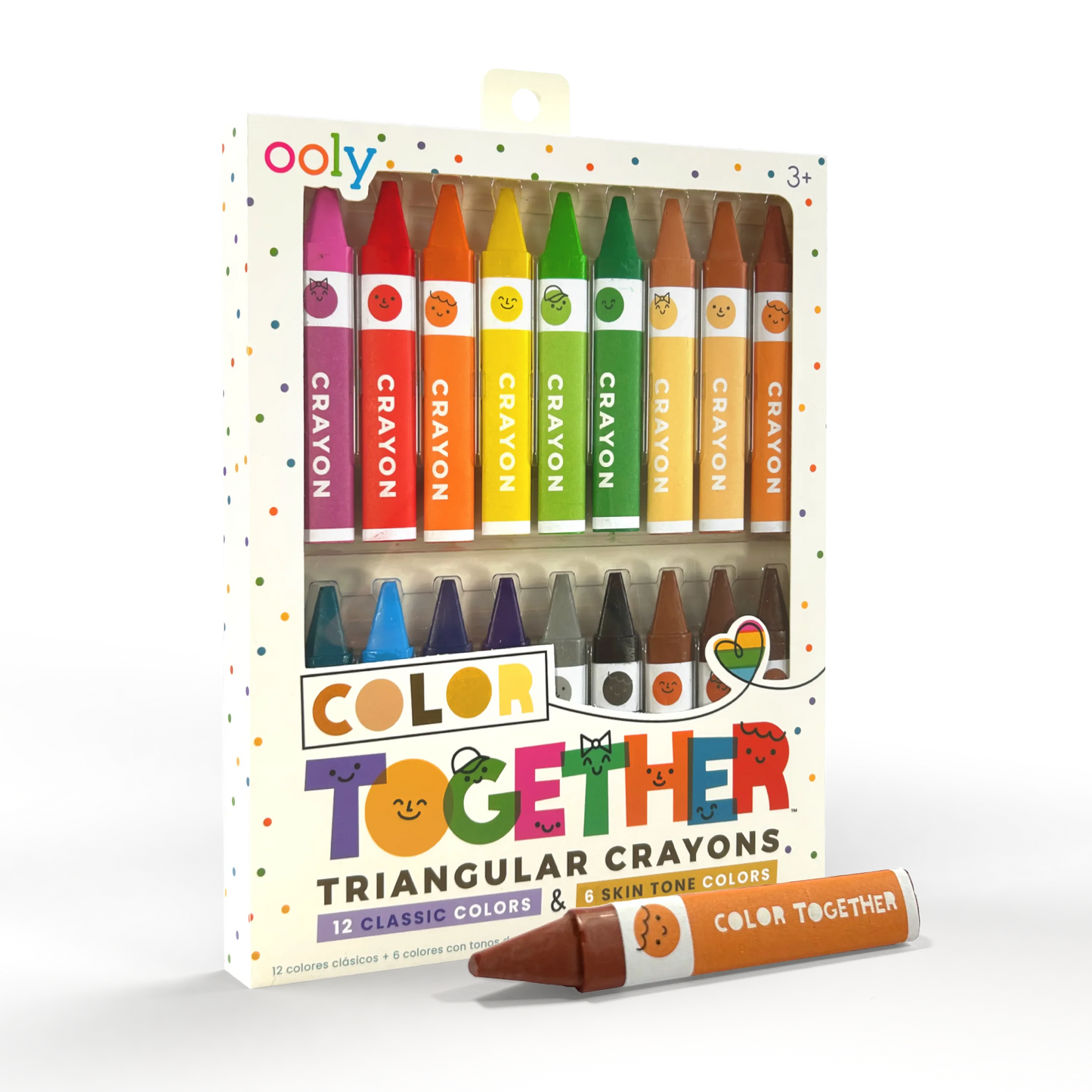 Color Together Triangular Crayons - Set of 18