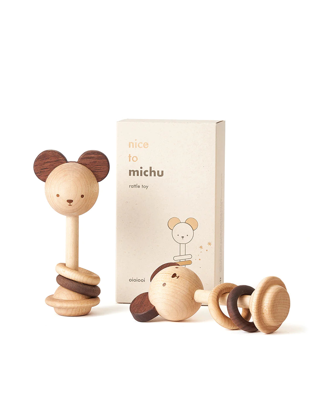Nice to Michu Baby Rattle