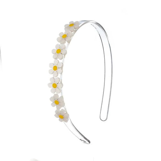 Daisies White Headband