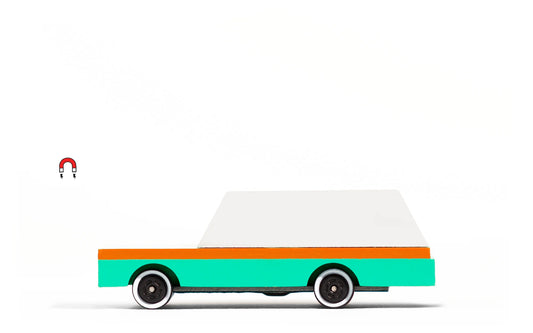 Teal Wagon Car