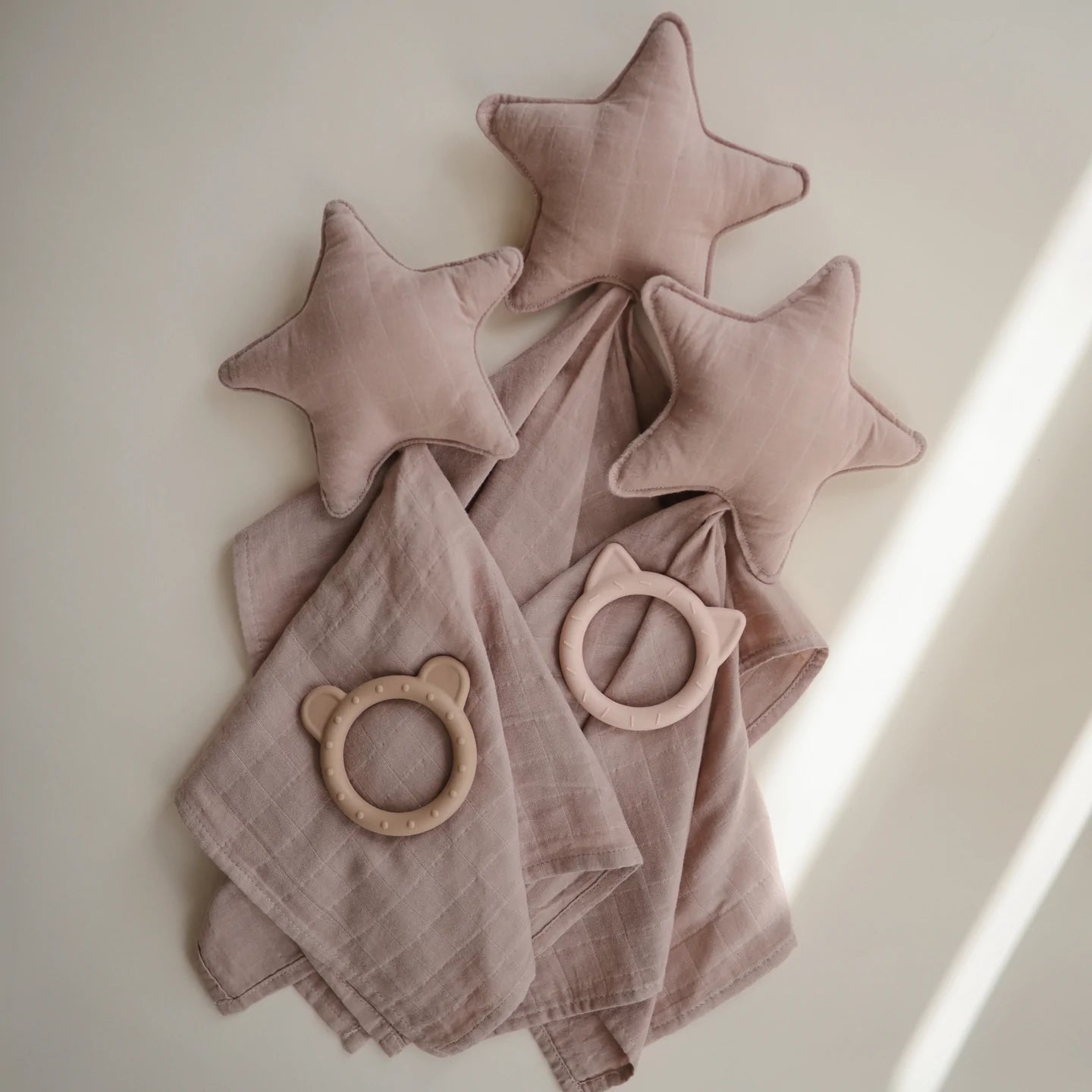 Star Lovey Blanket - Natural