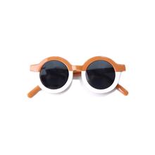 Round Two Tone Sunglasses - Fawn