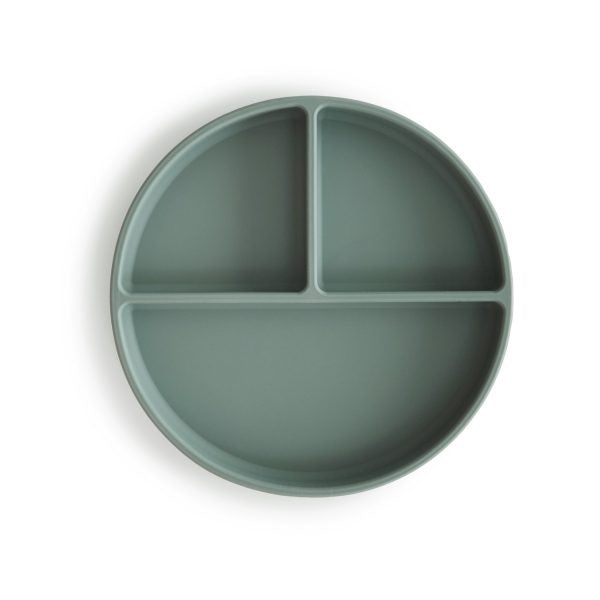 Silicone Suction Plate | Cambridge Blue