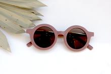 Round Retro Sunglasses - Dusty Rose Matte