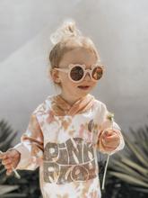 Round Bear Sunglasses - Soft Pink Matte
