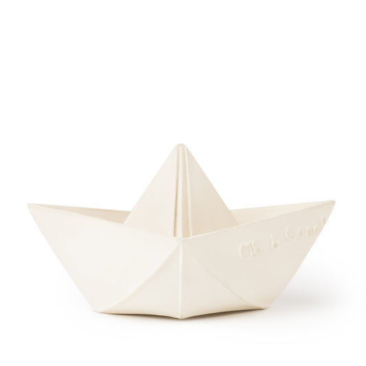 Origami Boat - White