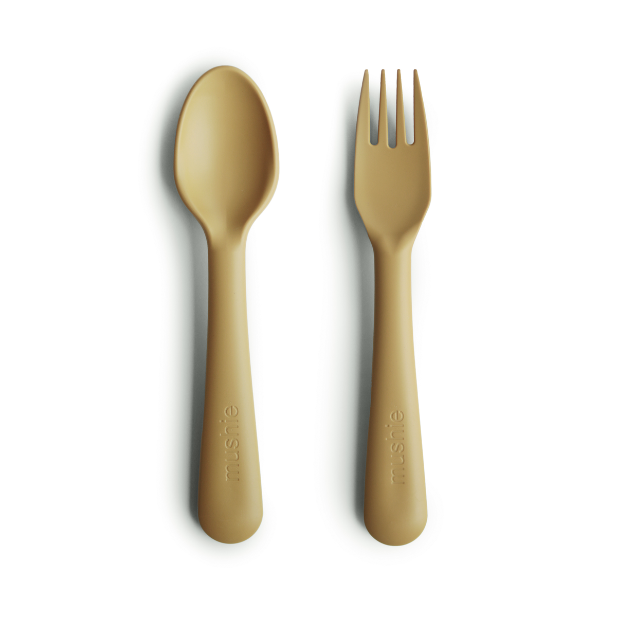 Fork and Spoon Set | Mustard