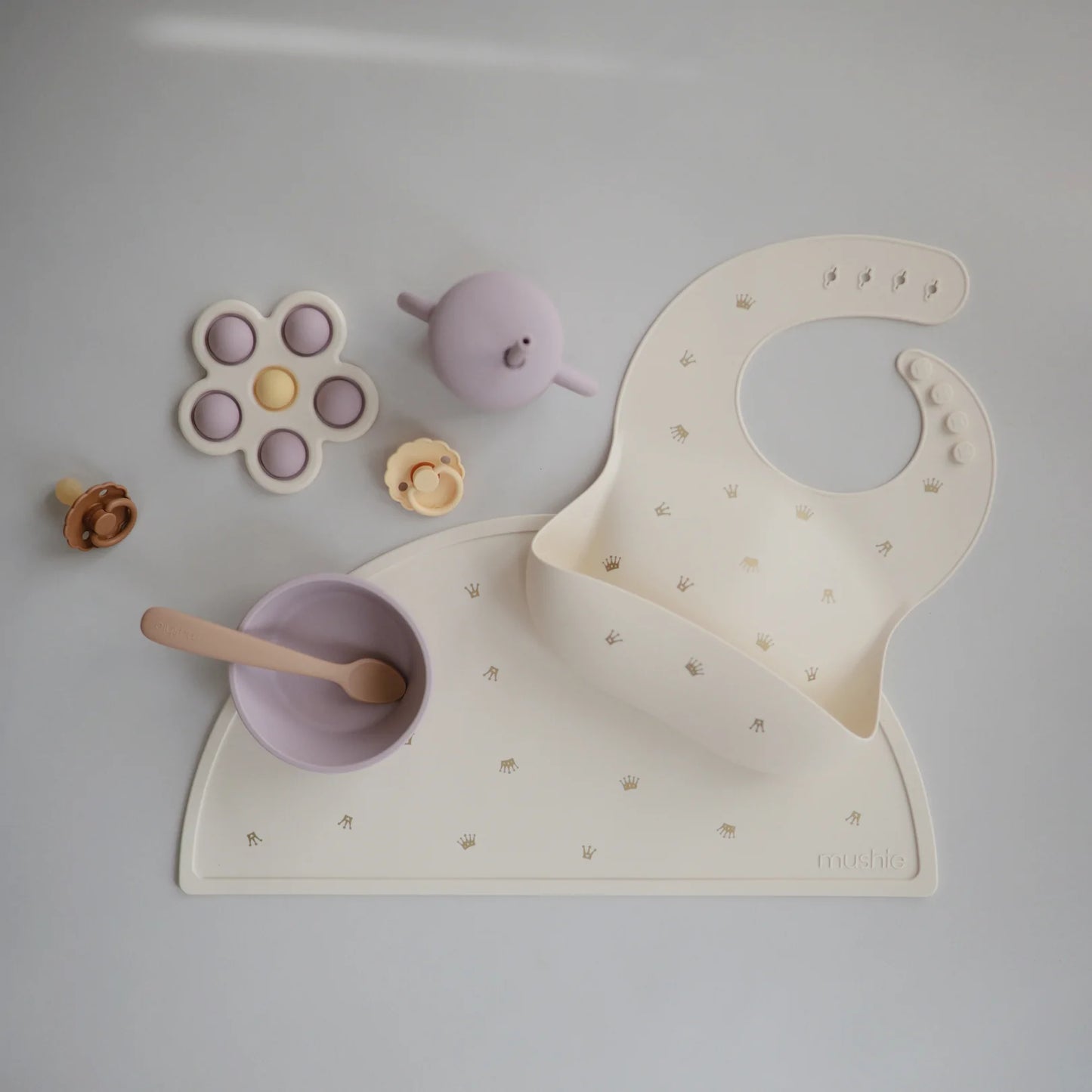 Silicone Baby Bib | Crowns