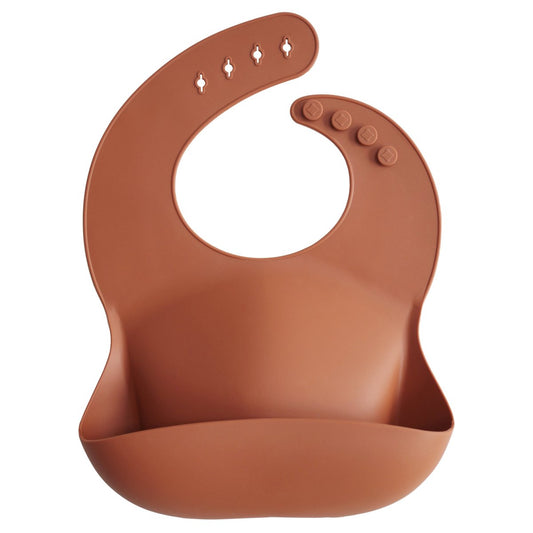Silicone Baby Bib | Clay