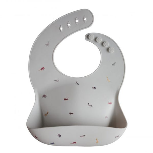 Silicone Baby Bib | Safari