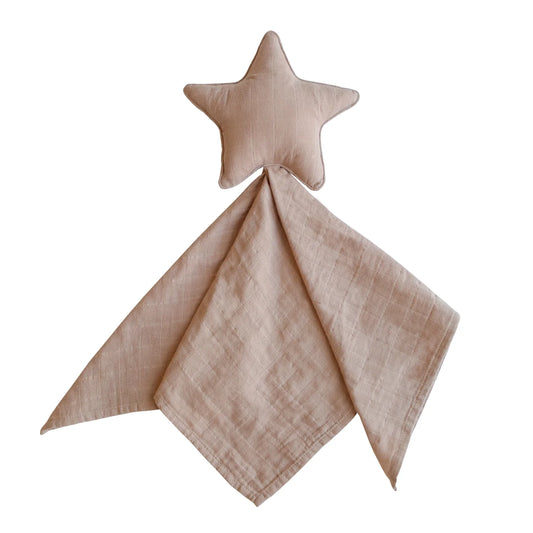 Star Lovey Blanket - Natural