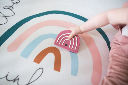 Mod Rainbow Teether | Blush