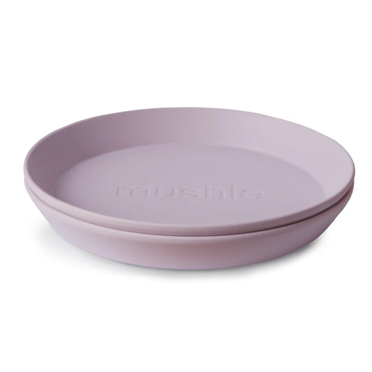Round Dinnerware Plates - Set of 2 | Soft Lilac