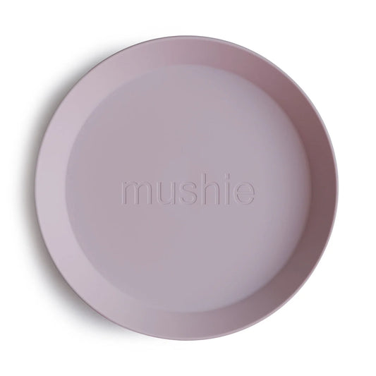 Round Dinnerware Plates - Set of 2 | Soft Lilac