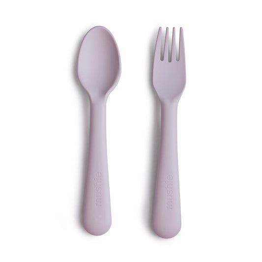 Fork and Spoon Set | Soft Lilac