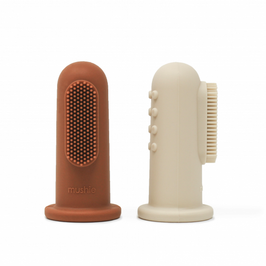 Finger Toothbrush | Clay / Shifting Sand