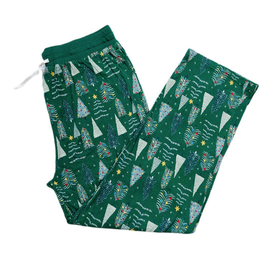 Twinkling Trees - Men's Bamboo Viscose Pajama Pants | Green