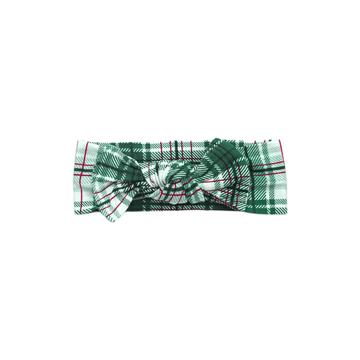 Noel Plaid Bow Headband