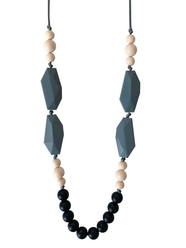 The Nathan Teething Necklace | Black