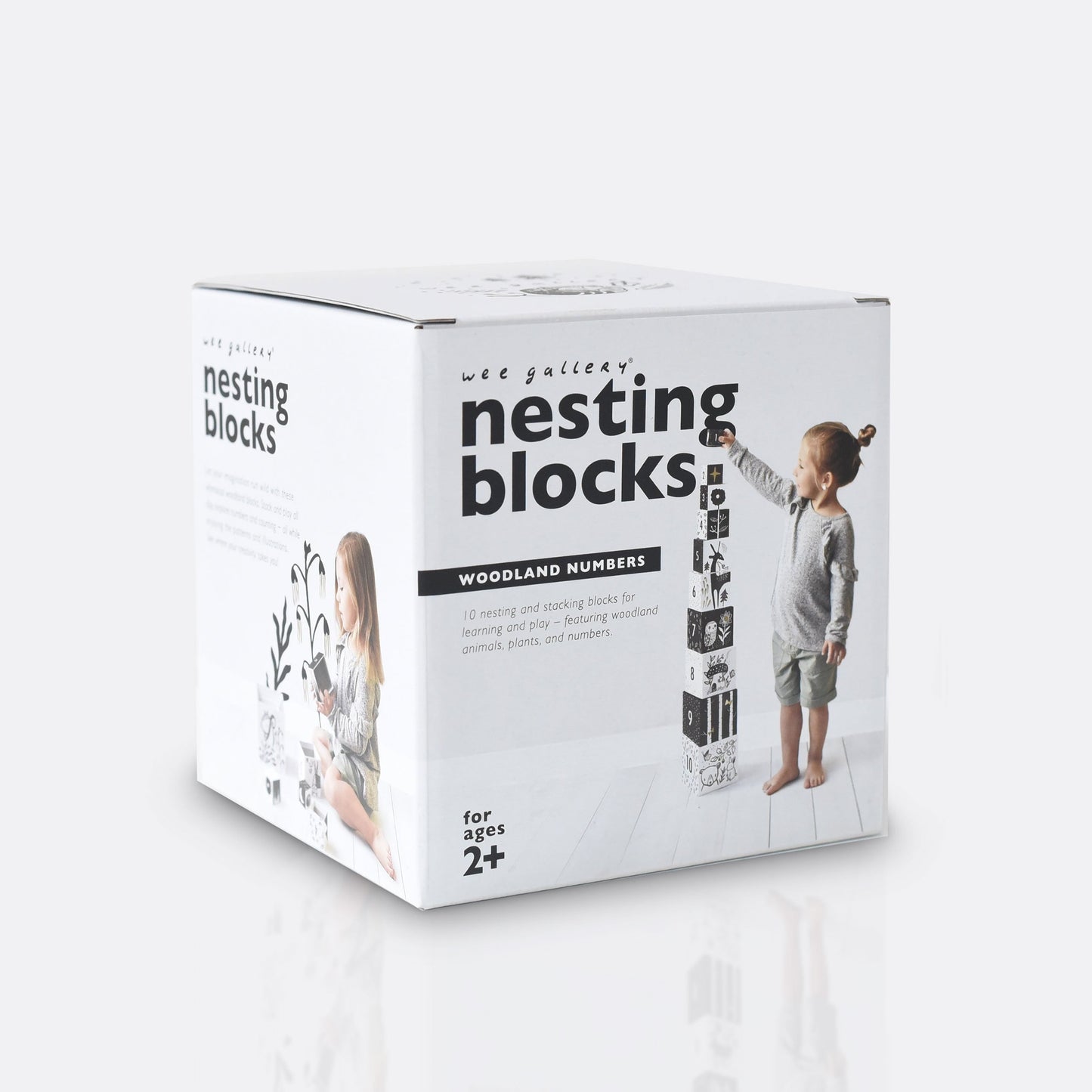 Nesting Blocks - Woodland Numbers