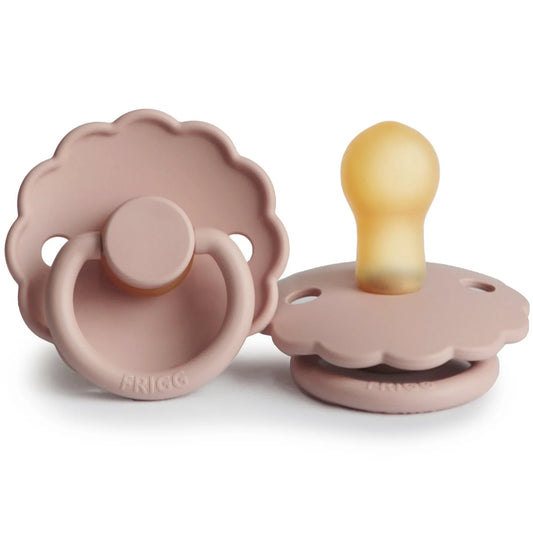 FRIGG Daisy Natural Rubber Pacifier - Blush