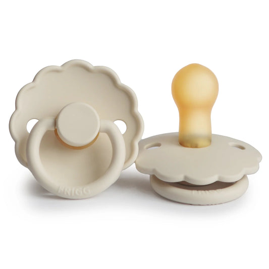 FRIGG Daisy Natural Rubber Pacifier - Cream