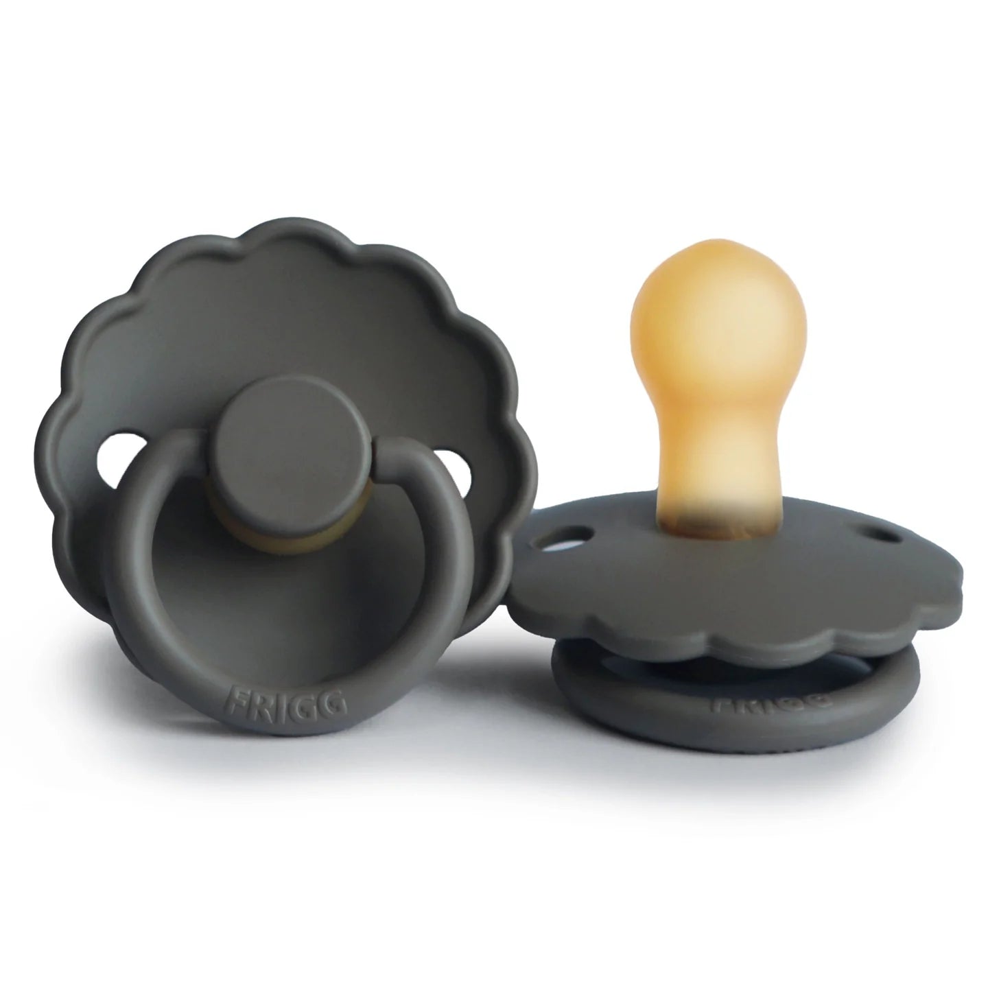 FRIGG Daisy Natural Rubber Pacifier - Graphite